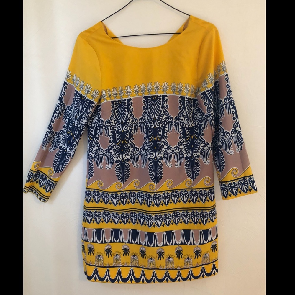 J. Crew scroll print dress - Picture 3 of 4